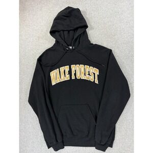 Wake Forest Demon Deacons Stitched Logo Campus Sweatshirt (Men's Medium) Black